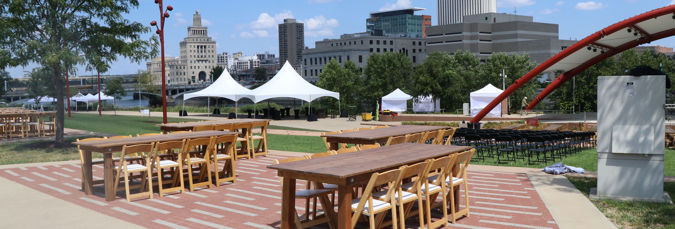 tables and linens