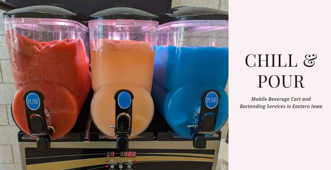 Chill and Pour Mobile Frozen Beverage Cart Eastern Iowa