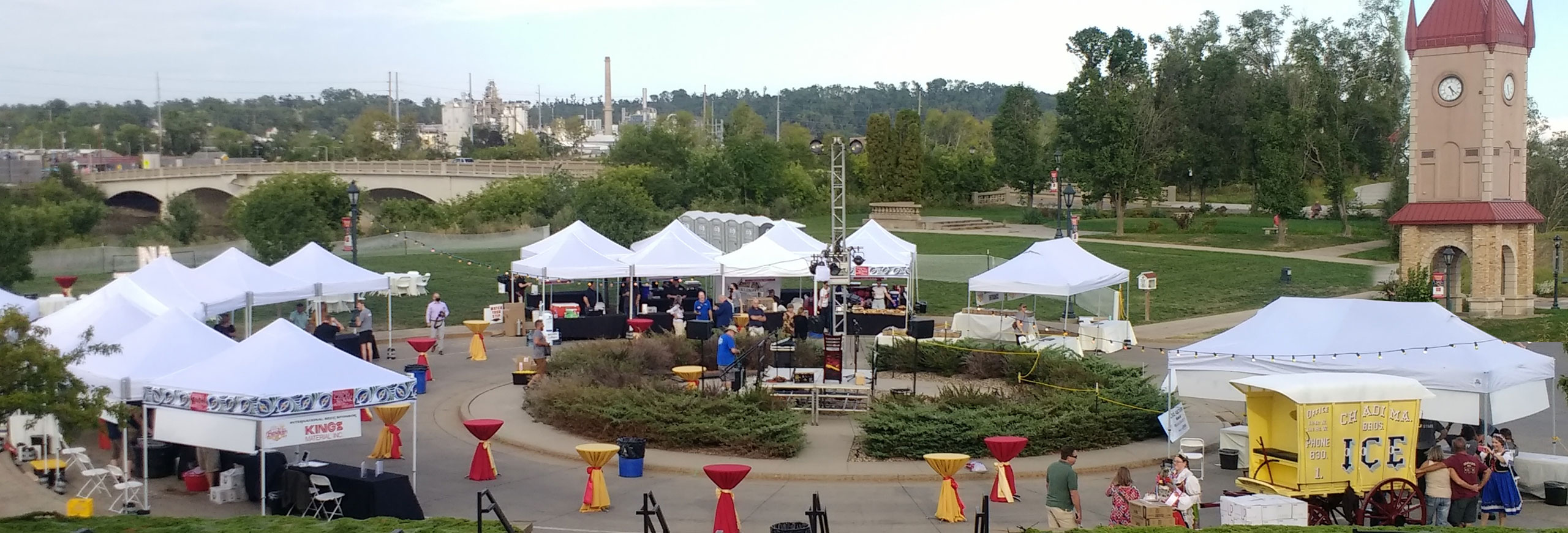 tents for political celebrations and festivals